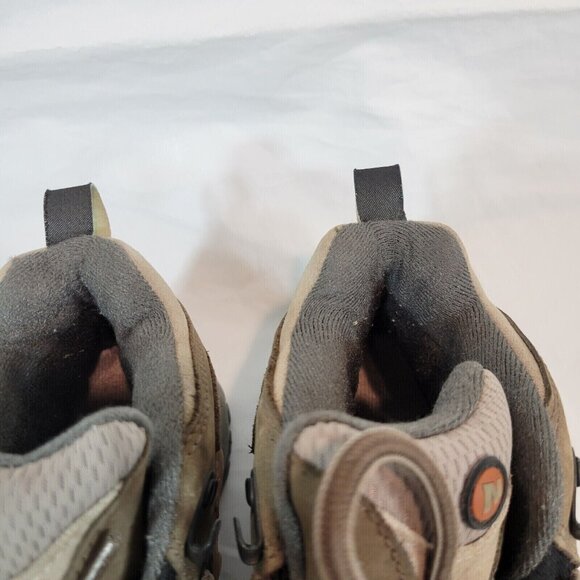 Merrell Radius Hiking Boots Women Size 6 High Top Waterproof Vibram Brown Gorp - Picture 4 of 9